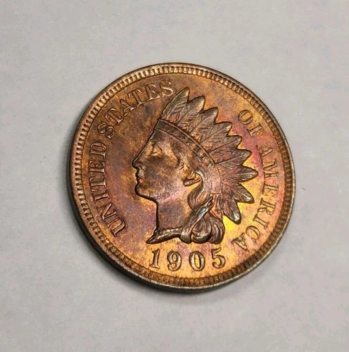 1905 Indian Head Cent Uncirculated UNC Coin