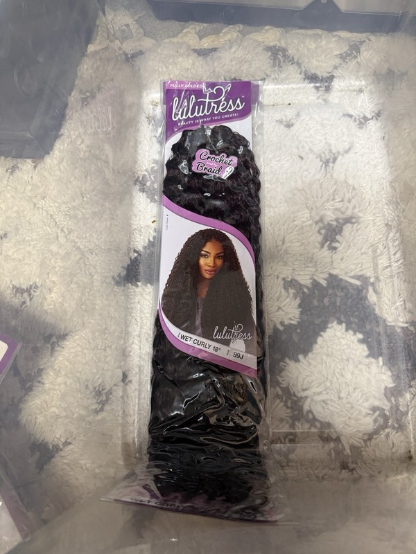 Sensationnel Lulutress Set Curly Hair Extension 18" Color 99J