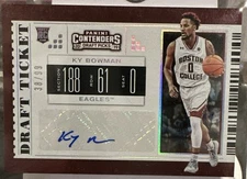 Ky Bowman Boston College Basketball Panini Autograph Rookie Card /99 Auto NCAA