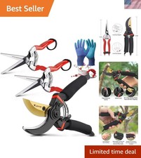 3Pack Pruning Shears, Garden Shears, Pruning Shears for Gardening, Gardening ...