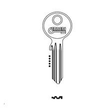 SALE Asec Aldridge ALD3R Errebi Asec Cylinder Key Blank (AL-2 / ASEC1 / ADE1)