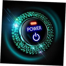 Crystal Rhinestone Bling Car Push Start Button Cover/Sticker Engine Start Stop