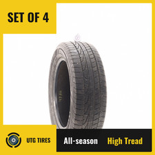 Set Of 4 Used 22560r18 Goodyear Assurance Weatherready 100h - 8-9.532