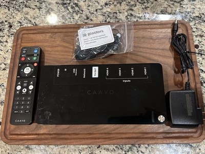 Caavo HDRX4 Home Theater Hub Control HDMI Switch Hub Center with Remote New