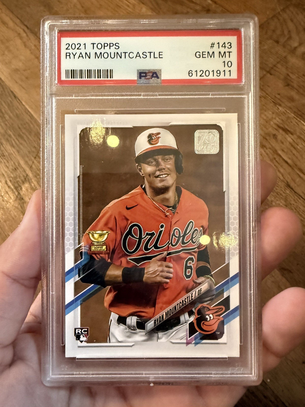 2021 Ryan Mountcastle Topps RC  #143 PSA GEM MT 10