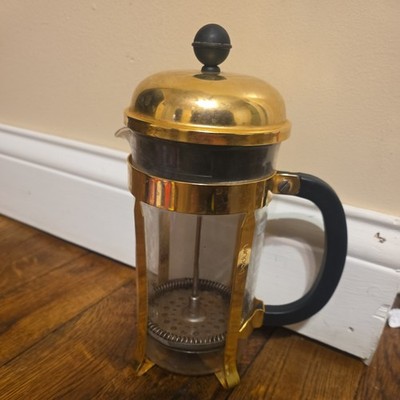 Bodum MELIOR French Press Coffee Maker 3 Cup Glass Stainless Steel 12oz |  eBay