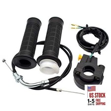 Twist Throttle and 36" Cable Handle Grip Kill Switch Set for 7/8" 22mm