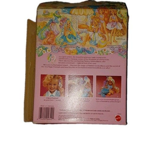 Vintage Lady LovelyLocks Maiden Goldenwaves #4642 Mermaid Pixietails 1987 Rare! - Picture 2 of 4