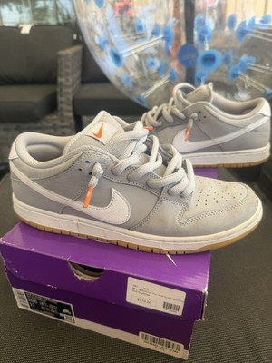 Nike SB Dunk Low Wolf Grey Gum Orange Label 10.5