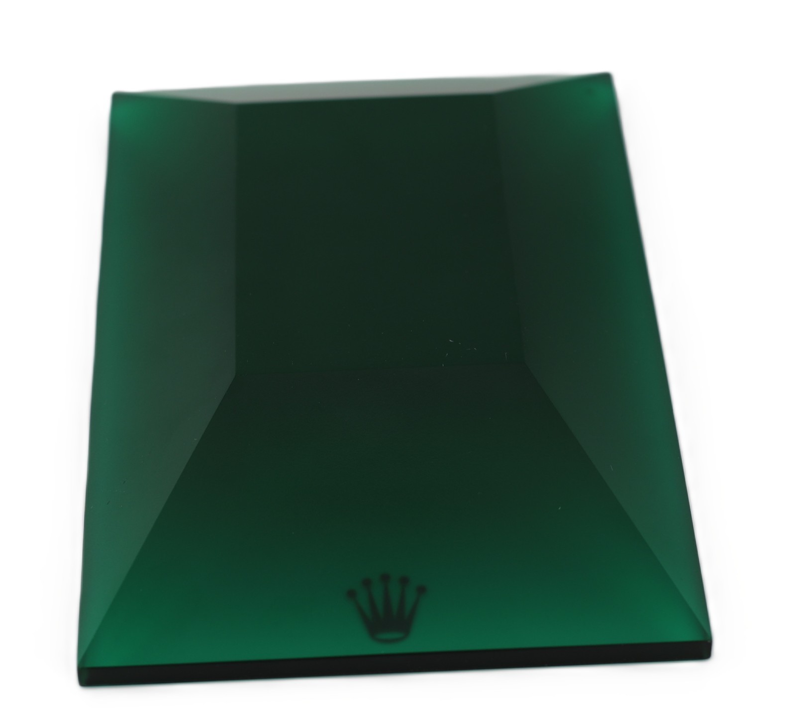 Rolex display acrilico verde watchstand supporto orologio lavagna 100% originale foto 3