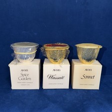 Vintage Avon Lot Of 3 Perfumed Candle W/ Original Box New