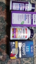 4-pk Variety Natrol Melatonin Webber Naturals Coq10 Hylands Leg Cramps Tablets