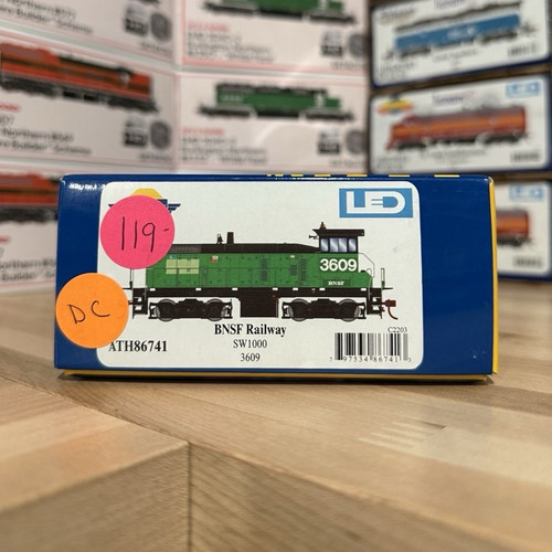 Athearn EMD SW1000 BNSF Railway #3609 DC LED NUEVO  | Zustand: New
