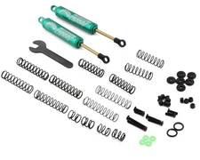 Yeah Racing Aluminum Desert Lizard Two Stage Internal Spring Shocks (Green) (2)