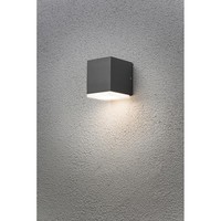Highpower Led AußEn-Wandleuchte Monza Down, 6W 3000K 550Lm, Anthrazit / Aluminiu