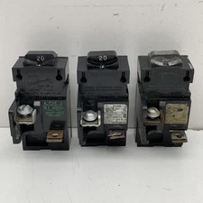 (3-Pack) Bulldog Pushmatic P120 20-AMP 1-Pole Circuit Breaker 20A 31120