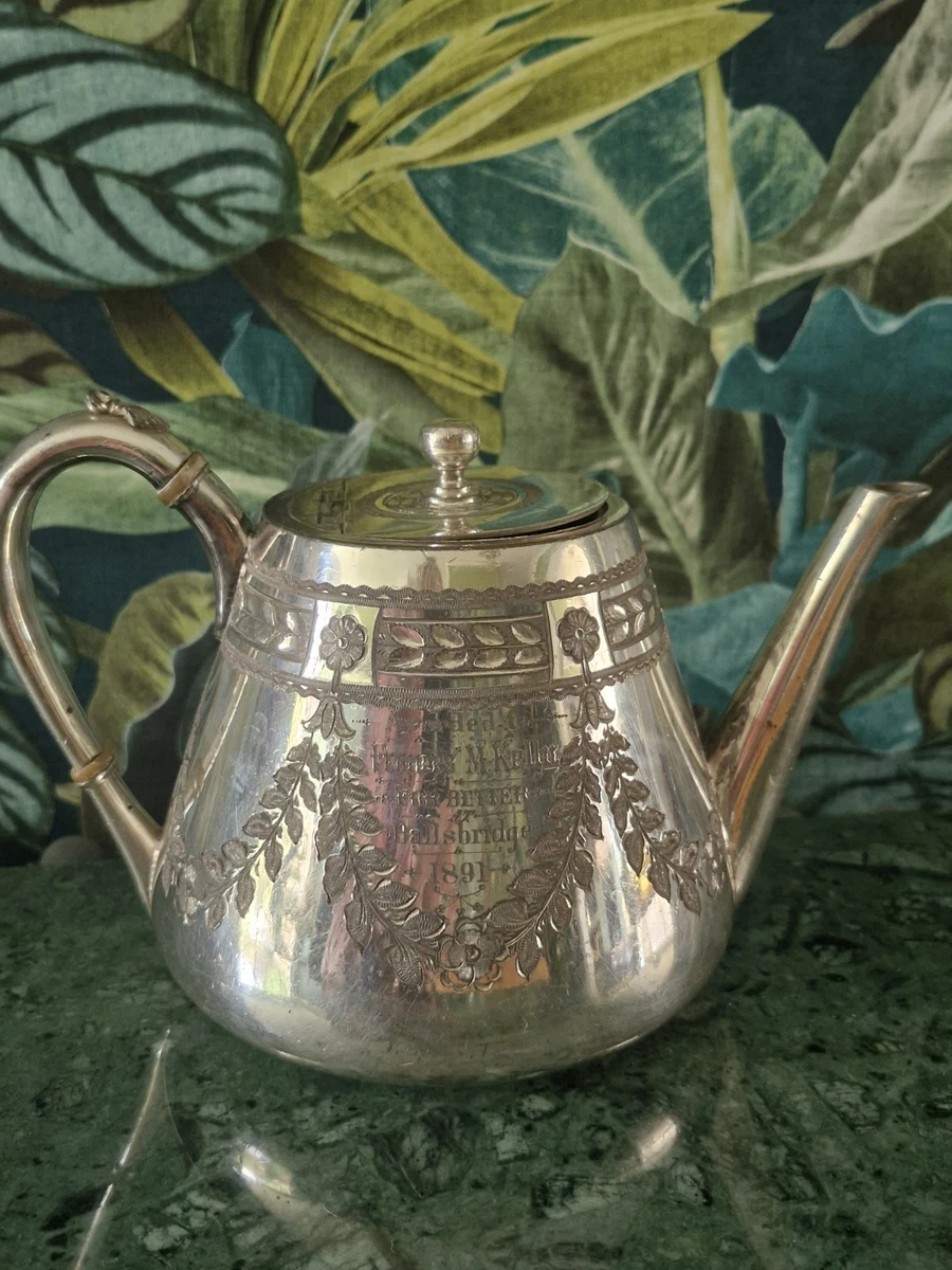 James Dixon Silver Plate in Antique Silver Plate Teapots & Sets