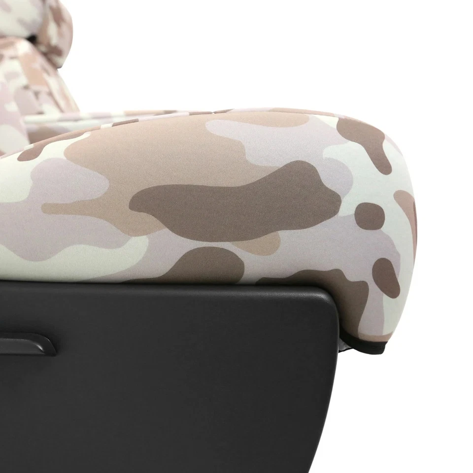 For Ford F-250 Super Duty 11-16 Traditional 2nd Row Camo Sand Custom Seat Covers Foto 3 de 4