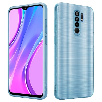Case for Xiaomi RedMi 9 Cover Camera Protection TPU Silicone Brushed