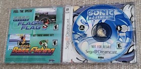 Sonic Adventure Sega Dreamcast, 1998 2CD NOT FOR RESALE CIB TESTED FREE SHIPPING