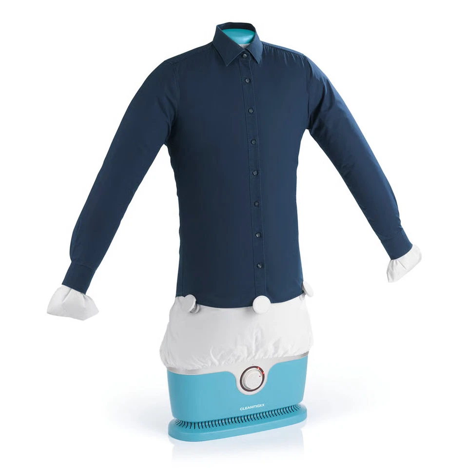 CLEANMAXX Stiratrice per camicie bambola da stiro 2 in 1 camicie pantaloni stazione da stiro aria calda stiratrice automatica