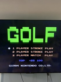 NES Lot Nintendo Golf  NES CIB w/ Manual 1984 3-D World Runner 5 Screw w/Photos