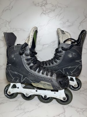 Mission Inhaler AC7 Inline Hockey Skates Senior Size 7E Wide Roller Hockey