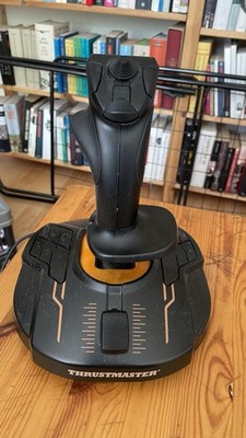 Thrustmaster T.16000M FCS Joystick für PC, USB kabelgebunden, Schwarz/Orange