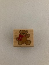 Rubber Stampede- Rubber Stamp - Lucy Rigg - Teddy Bear - 692-C - Dated 1992
