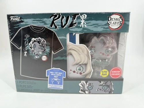 Funko Pop! Tees Demon Slayer Rui #1307 GameStop Exclusive Size Large