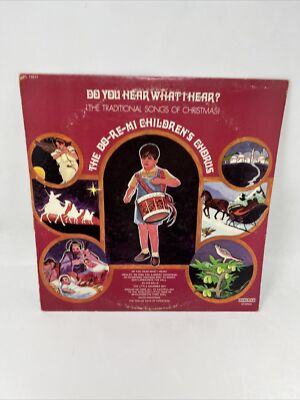 Do-Re-Mi Childrens Chorus Do You Hear What I Hear Christmas Vinyl Record 33 LP
