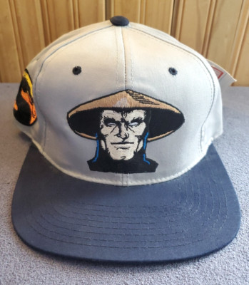 Vintage Rayden Raiden Mortal Kombat Hat 90s Snapback Cap American Needle