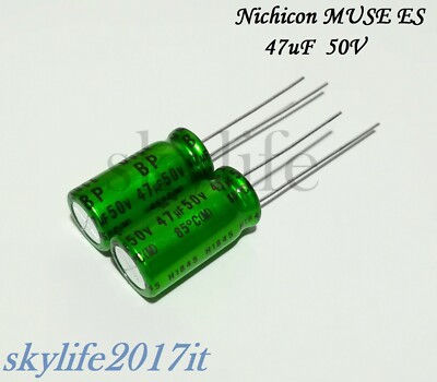 10 Pz/lotto Nichicon MUSE BP ES Non Polare Bipolare HiFi - Foto 5