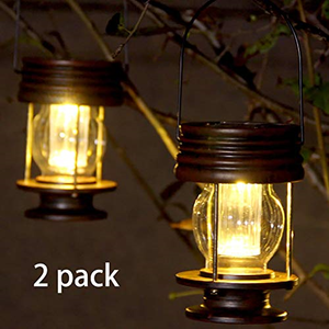 solar lanterns hanging outdoors clearance