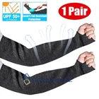 Cut Resistant Sleeves w/ Thumb Hole for Work Preventing Stab Mechanic Gardening