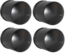 4 Cap Deal Dome Bullet Eagle Alloys Wheel Rim Center Cap Black 5.12 Bore 8 Lug