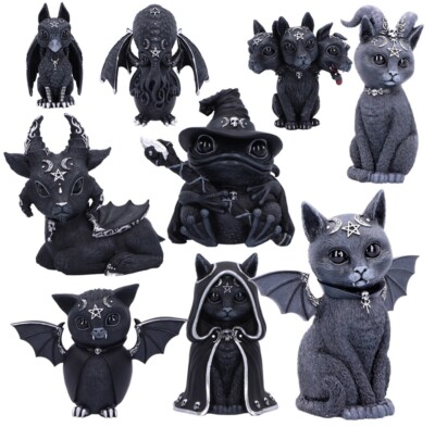 Kult Cuties  Figur schwarz Gothic Statuen Sammlerstücke Ornament Geschenk schwarz