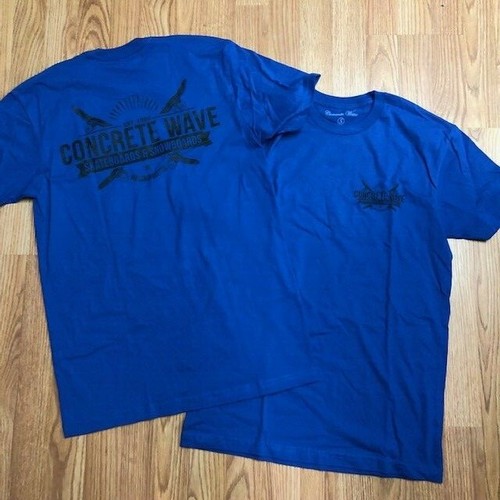 CONCRETE WAVE SKATEBOARD SHOP WORCESTER ROYAL TEE SHIRT (FREE SHIPPING
