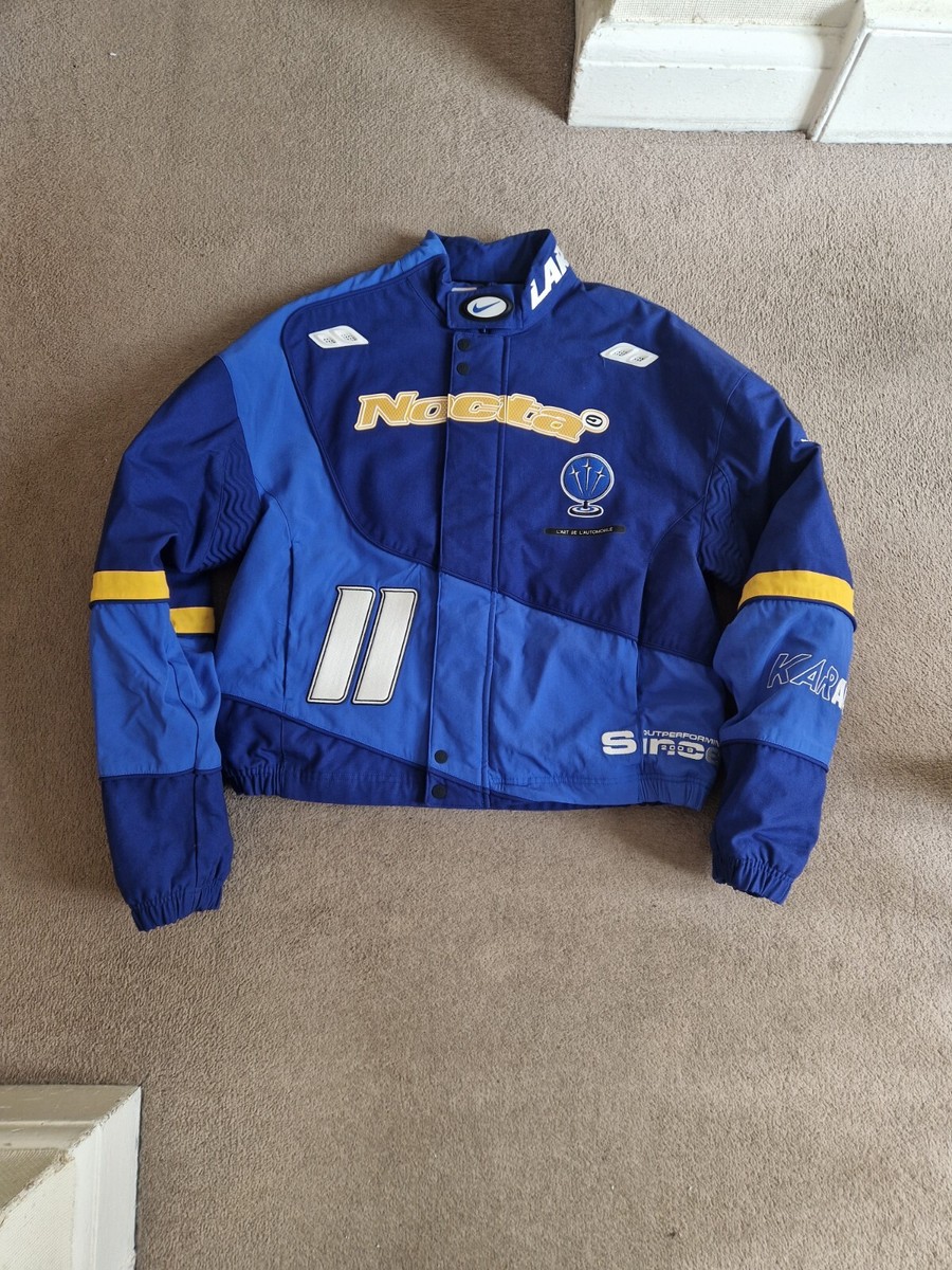 Nike Nocta L'art Racing Jacket Deep Royal Blue Racer Small UK