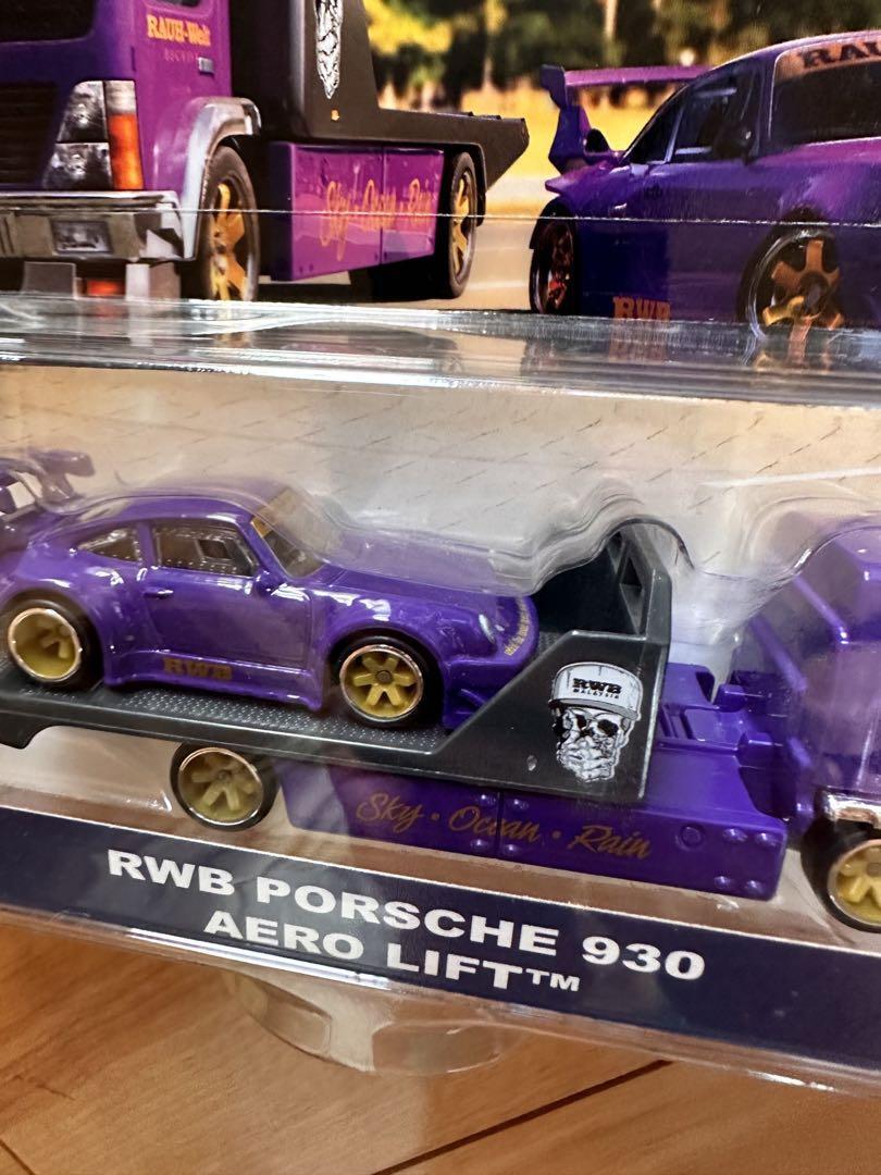 Hot Wheels Team Transport RWB Porsche 930 & Aero Lift #17