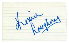 "Detroit Pistons" Kevin Loughery Hand Signed 3X5 Card COA