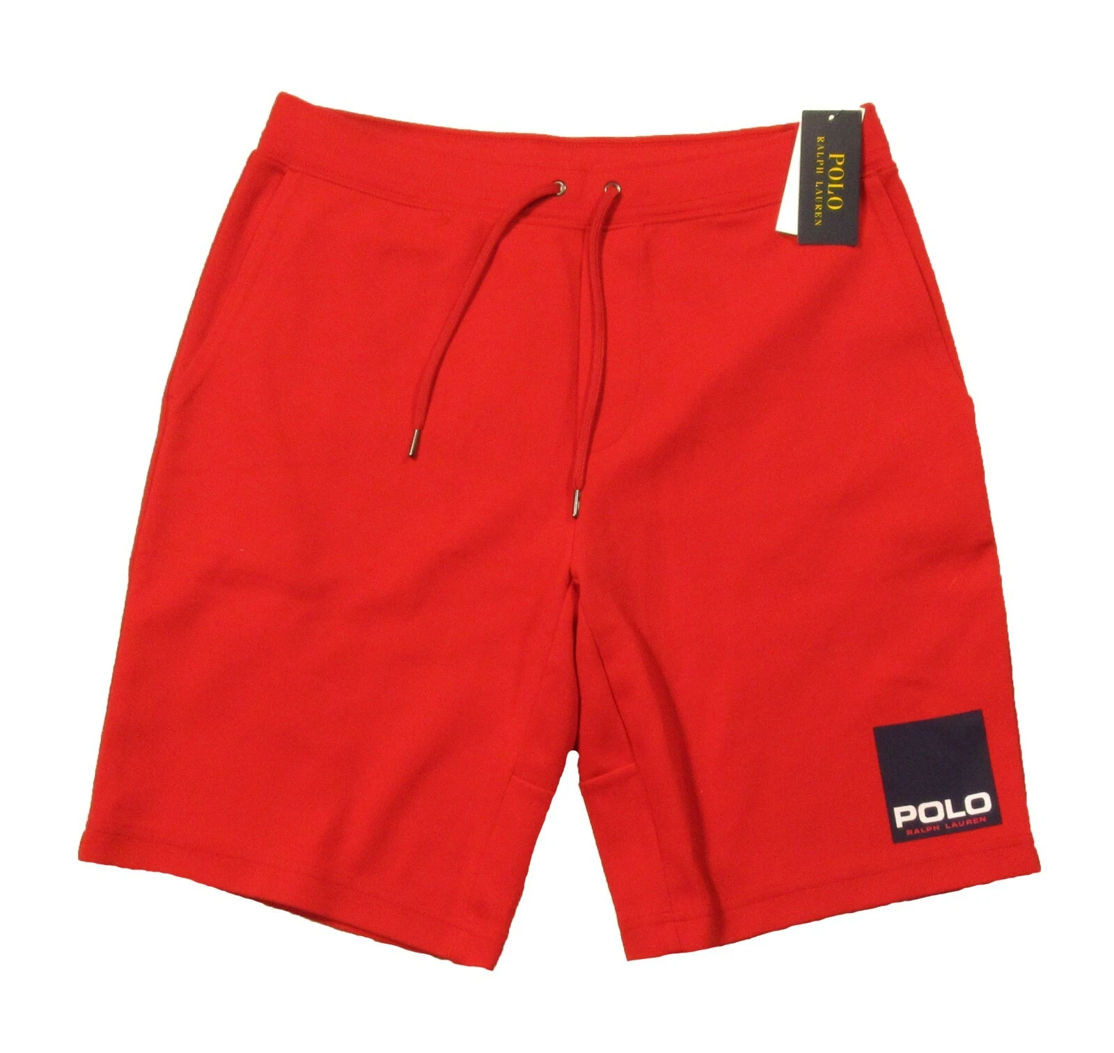 Polo Ralph Lauren Men's Red Box Logo Double Knit Shorts