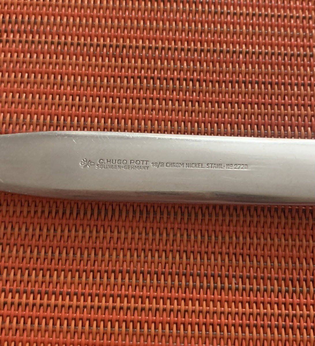 Vintage C. Hugo Pott LINDEN Satin 2720 Germany Stainless 18/8