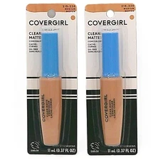 2PACK - COVERGIRL Clean Matte Concealer Medium #215-220, 0.37 fl oz [NEW!]