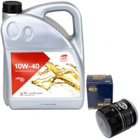 MotoröL Set 10W-40 5 Liter + ÖLfilter FüR Subaru Suzuki Liana Toyota Carina E