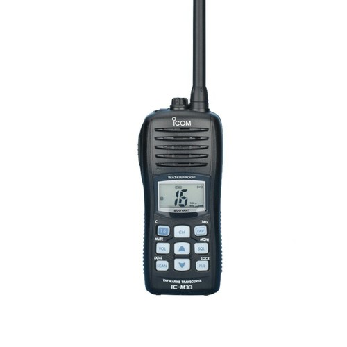 ICM33 VHF Marine Transceiver Waterproof Walkie Talkie 5W Boat Two Way