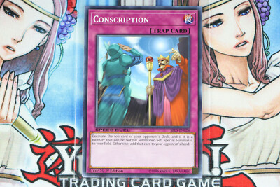 Yugioh Trap Card Conscription SBLS-EN024 1st Edition Common