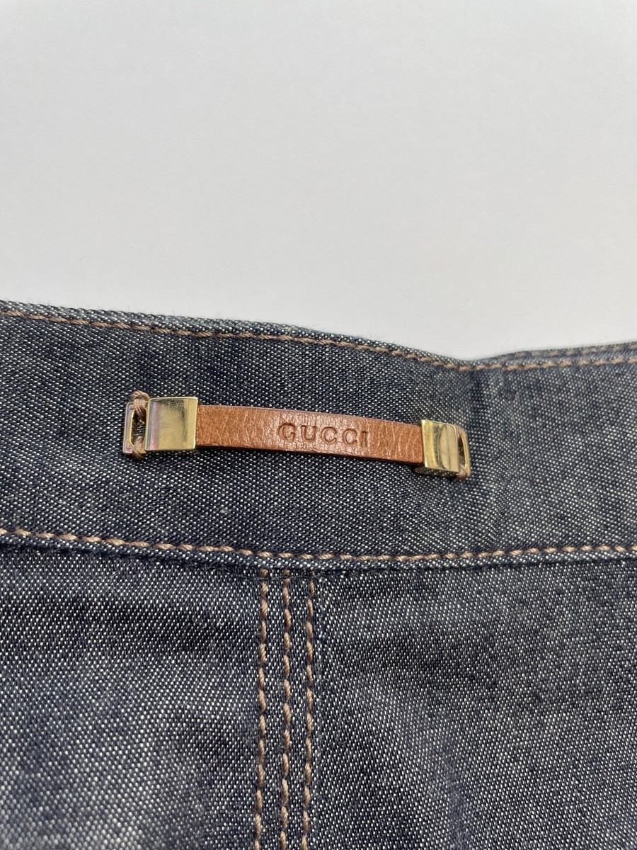 1998 Gucci by Tom Ford デニム ダブルニー トラウザー Tom Ford For Gucci 1998 - 120 For Sale on 1stDibs | tom ford