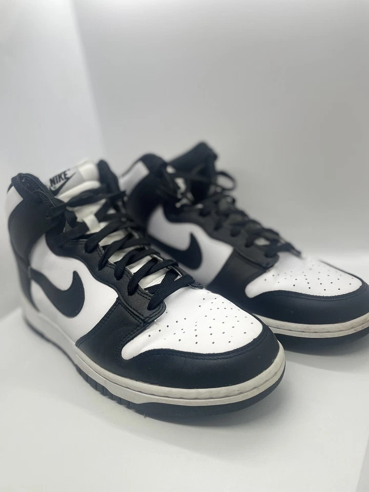 Size 10 - Nike Dunk High Black White, photo 2 of 5