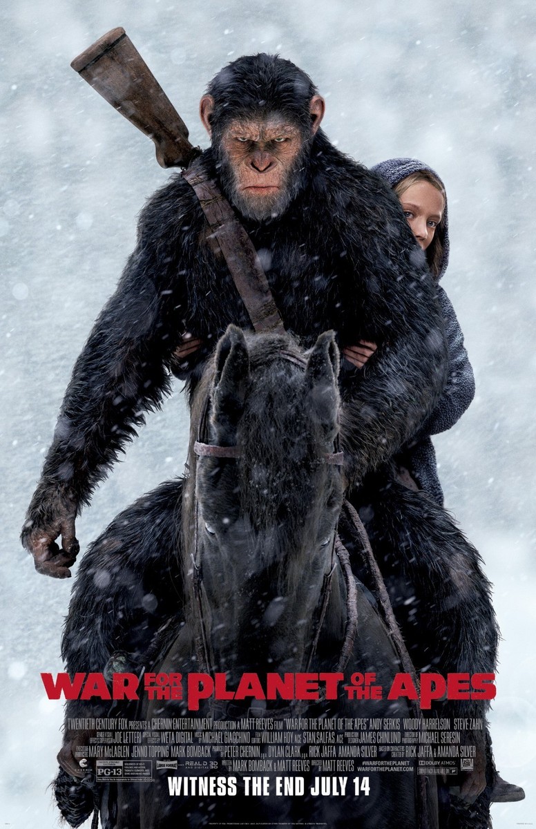War For The Planet of The Apes movie poster - 11 x 17 inches | eBay
